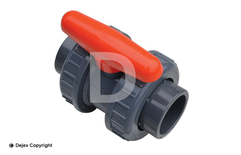 63mm PVC DOUBLE UNION VALVE