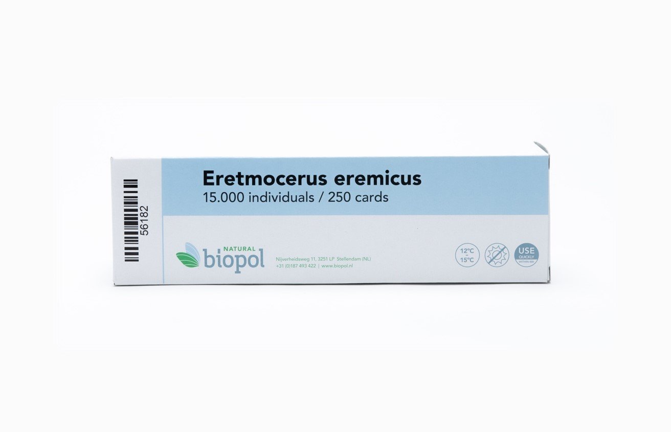 Eretmocerus eremicus - 15.000 pupae / 50 strips / 250 cards