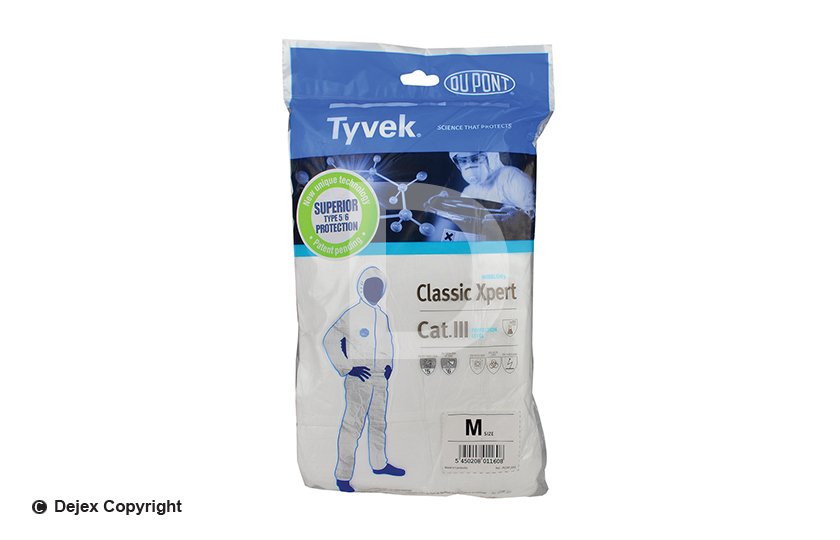 TYVEK PROTECH L/WEIGHT SUIT M