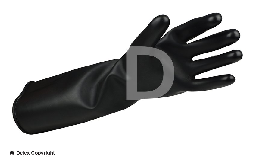 18" EXTRA LONG RUBBER GAUNTLET LARGE 10